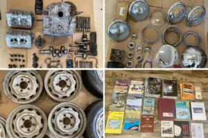 Collection of Porsche Parts and Memorabilia